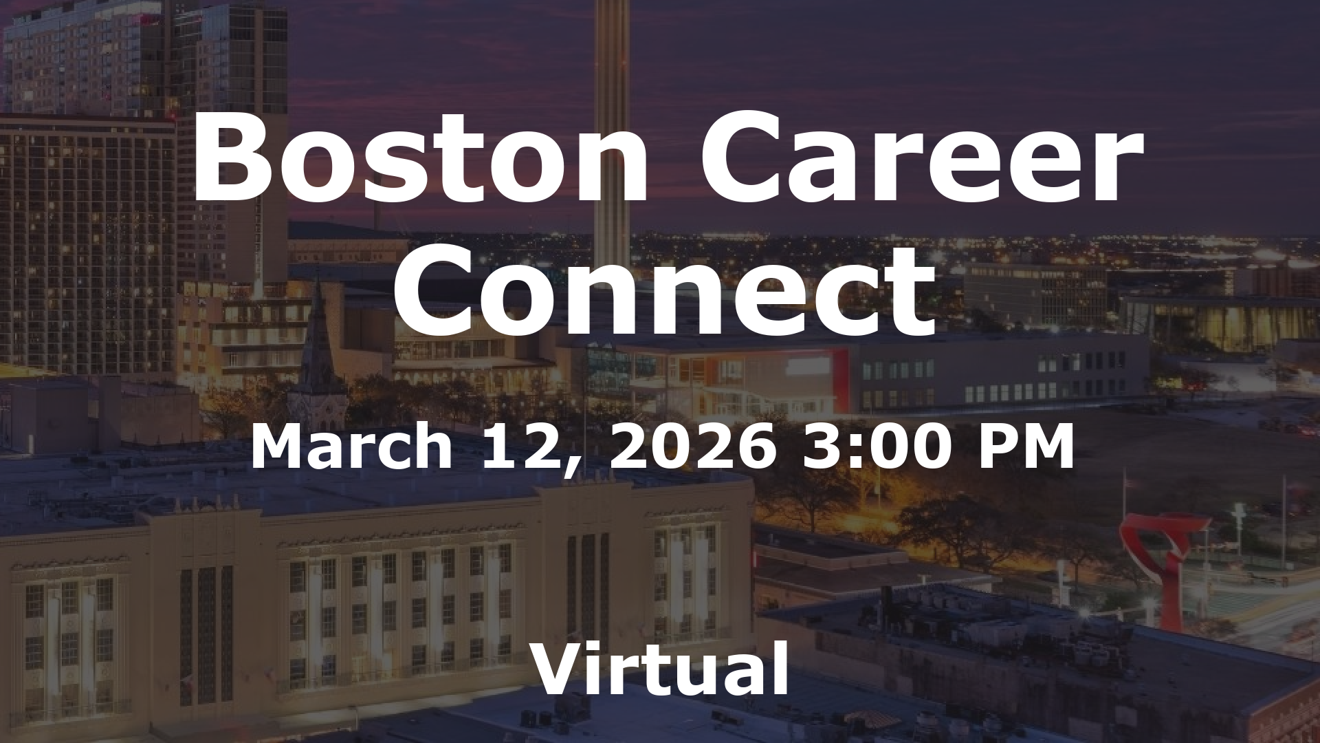 Boston Career Connect event image